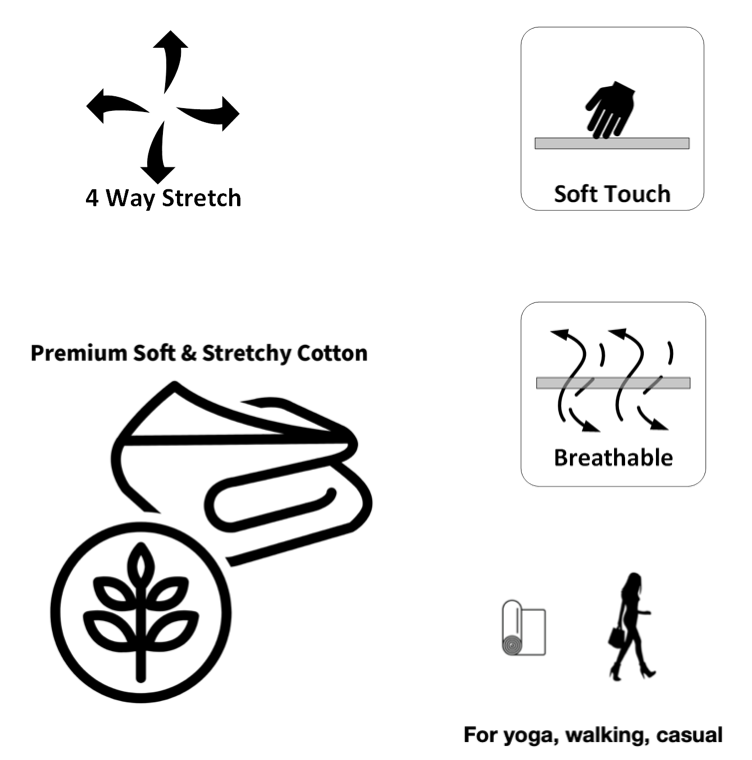 Womens top product features you will love shown as icons